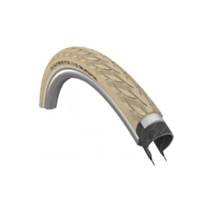 Schwalbe Delta Cruiser Plus i varianten Twin skin, Creme med refleks, 28x1.40 (ETRTO 37-622):
