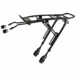 Bagagebærer i aluminium – 20"-29", til skivebremser (sort)