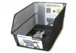 Bicycle basket for rear carrier Basil Cento 38 x 24 x 11 cm - black