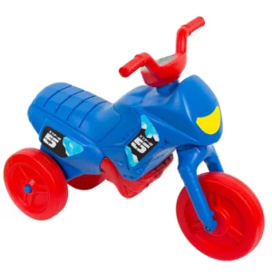 Koliky Plastik Lille Motorcykel – Blå/Rød