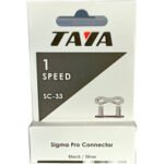 TAYA Chain Link Sigma Pro 1/2x1/8", sort – 2 stk. på kort: