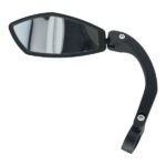 Spiegel Edge E-bike Mirror – Black (Left, 21–26 mm)  360° adjustable mirror.