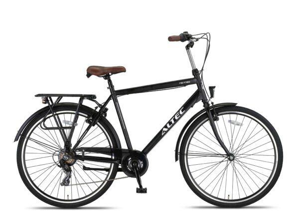 Altec herre cykel  28"  50 cm, 7 gear udvendlig, mat sort: