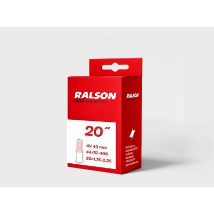 RALSON 20x1.75/2.125 AV indvendig slange (35 mm ventil) er perfekt til børnecykler,