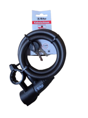B- Bike Spiralkabel-lås.120 CM