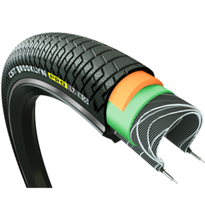 CST dæk Brooklyn Pro Cargo 20 x 2.15 / 55-406 – sort med refleks