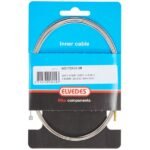 Indvendig gearkabel Elvedes 3000 mm 1 x 19 tråde rustfrit stål ø1,1 mm med ø2,5 × 10 og ø4 × 4 mm N-nippel - Sølv.