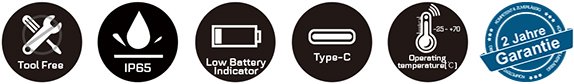 ADD VIEW -USB  cykellygtesæt LED cykellygte  